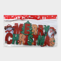 Новогоднее светящиеся украшение настенное Merry Christmas, подвеска, 19х41 см - Simaland фото 7