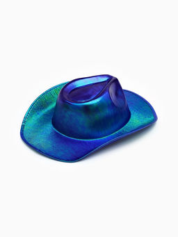 Карнавальная шляпа "Диско" фиолетовый перломутр р-р 56-58