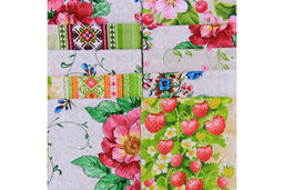 10 шт Полотенце Рогожка 40х75 ПРЦ в ассортименте (некондиция, БЕЗ МАРКИРОВКИ)