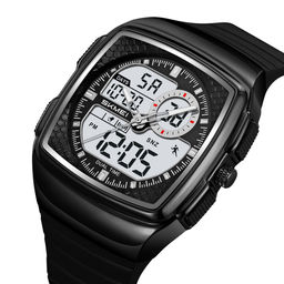 Часы наручные Skmei мужские электронные спортивные 2530black-white