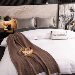 Пододеяльник Страйп Сатин Однотонный Отель белый 100% Хлопок 3x3 P3CTH037150210 150*210