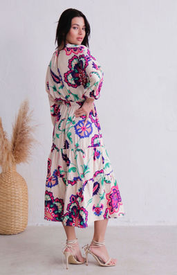 Платье с ярким принтом - Martichelli фото 8