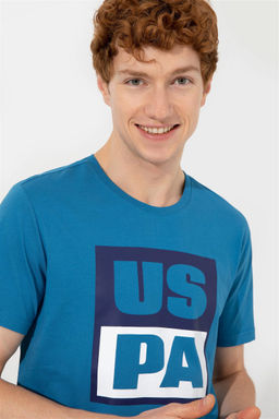 U. S. Polo Assn Мужская футболка Petrol с круглым вырезом - U.s. polo assn фото 7