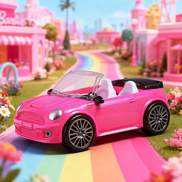 Машина для куклы "Кабриолет-2" в коробке