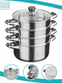 Мантоварка АЛТЫН 30 см 4 секции 21,5 л, арт. KT-304А, КТ-304АТ Катунь