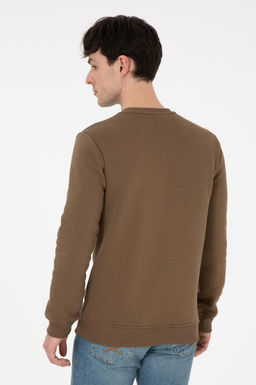 Мужской свитшот цвета хаки Неожиданная скидка в корзине - U.s. polo assn фото 5