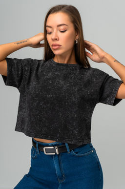 Женская укороченная футболка Happyfox