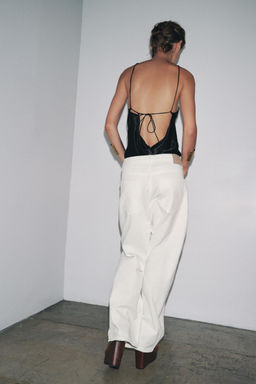 ZW COLLECTION PLEATED COTTON TROUSERS - Zara фото 12