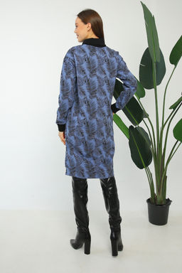 Платье женское 144L3 джинса/набивка - Solo mio фото 4