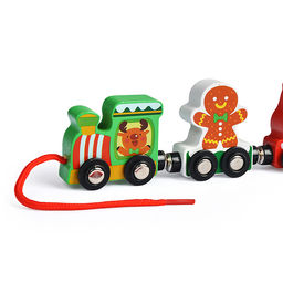 Шнуровка "Новогодний паровозик"в пакете