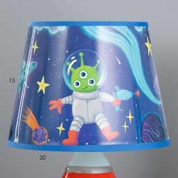 Настольная лампа с абажуром RISALUX Космический корабль, Е14, 15 Вт, 20?20?31 см, МИКС  фото 5
