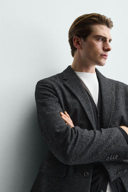 BOUCL_ HOUNDSTOOTH BLAZER - Zara фото 14