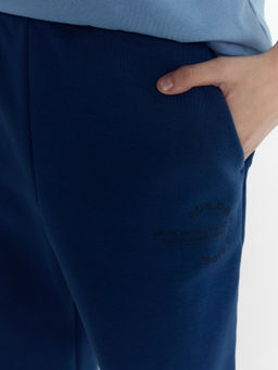 Брюки для мальчиков серо-синие с печатью - Mark formelle фото 5