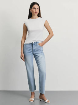 Футболка из хлопка с рукавом реглан / Zarina  фото 2