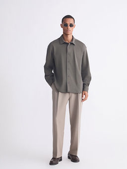 Slim Fit Uzun Kollu Erkek G?mlek