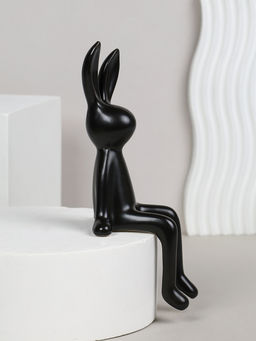 Статуэтка Кролик 21 см / HBC-102 /уп 30/черный - Галеонтрейд фото 4