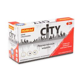 Сити, автомобиль бортовой инерционный (со светом и звуком) (красный) (в коробке) - Полесье фото 6