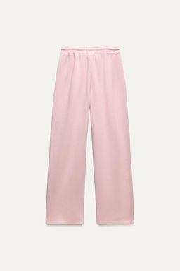 PLUSH WIDE-LEG TROUSERS - Zara фото 27