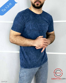 Футболка мужская из хлопка