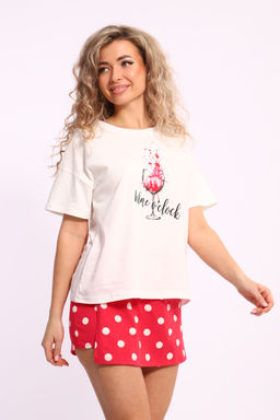 Костюм Натали 88116 футболка и шорты-юбка комбинированная фото 8