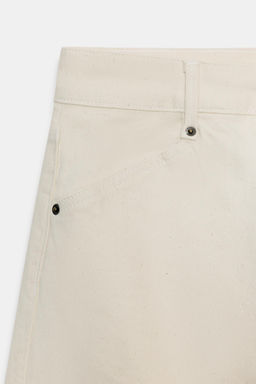 JEANS ZW COLLECTION WIDE LEG TIRO ALTO / Crudo - Zara фото 8