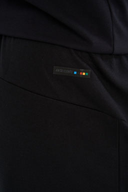 Шорты трикотажные Черный ANTA ICONIC Knit Half Pants  фото 7