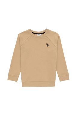 Толстовка с круглым вырезом для мальчиков Sand Basic