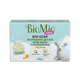 АКЦИЯ! Крем-мыло BioMio Baby Bio Cream-Soap детское экологическое 90г