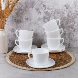 Чайный набор 12 предметов 250 мл белый квадратная форма А / FXB220/FBD220-6A (WHITE ) /уп.8/ картон - Галеонтрейд фото 13