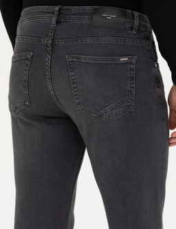 Antrasit Slim Fit Jean Pantolon