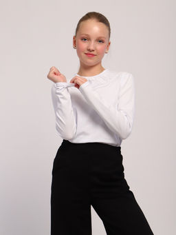 Блузка Инна белый, БЛ-25-1 От Егорки ло Егора - От егорки до егора фото 6