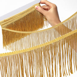 Бахрома отделочная TBY 15 см цв.золото уп.4,5м