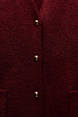 PLAIN KNIT CARDIGAN - Zara фото 8