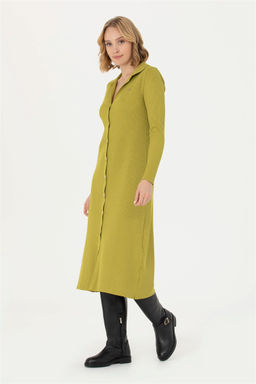 U. S. Polo Assn Женское трикотажное платье фисташкового цвета - U.s. polo assn фото 10