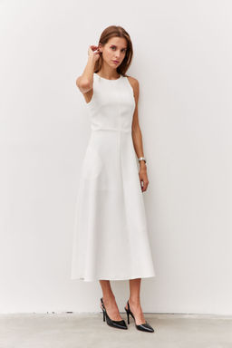 Платье Luitui 1092 молочный  фото 4