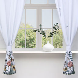 Комплект штор д/кухни с подхватами Этель Kitchen collection 145х180см-2 шт., 100% п/э  фото 2