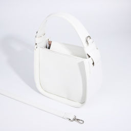 Сумка-тоут TEXTURA на молнии, цвет белый  фото 5