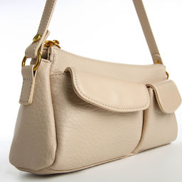 Сумка женская TEXTURA, средний размер, цвет бежевый  фото 4