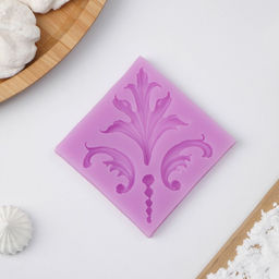 Молд для заливки Завитки, силикон, 6.5?0.7 см, розовый - Simaland фото 6