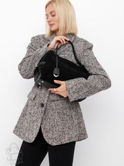 Сумка женская кожаная 1155VG black  Vitelli Grassi