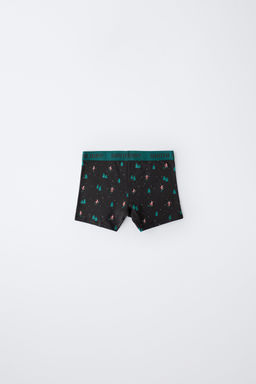 AGES 6-14 / PACK OF THREE SANTA AND SNOWMAN BOXERS - Zara фото 4