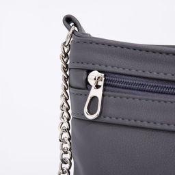 Сумка кросс-боди на молнии, цвет серый - Simaland фото 4