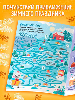 Цена за 4 шт. Книга "Зимние лабиринты"