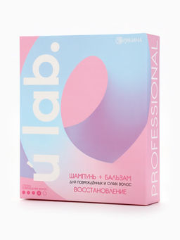 Подарочный набор «Восстановление»: шампунь 250 мл, бальзам 250 мл, URAL LAB