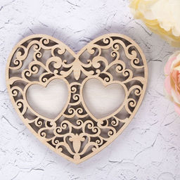 Подставка под кольца «Белое сердце»