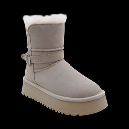 Сапоги из натуральной кожи 803-3 бежевые