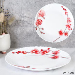 Тарелка 215 мм / LHP-75 (6755) /уп 6/72/ Орхидея на ветке