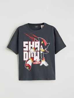 Sonic Bask?l? Erkek ?ocuk Ti??rt