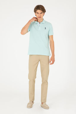 Мужская базовая футболка цвета морской волны Неожиданная скидка в корзине - U.s. polo assn фото 4