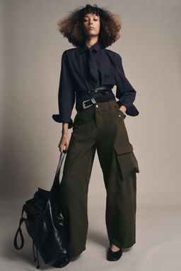 ZW COLLECTION CARGO TROUSERS - Zara фото 5